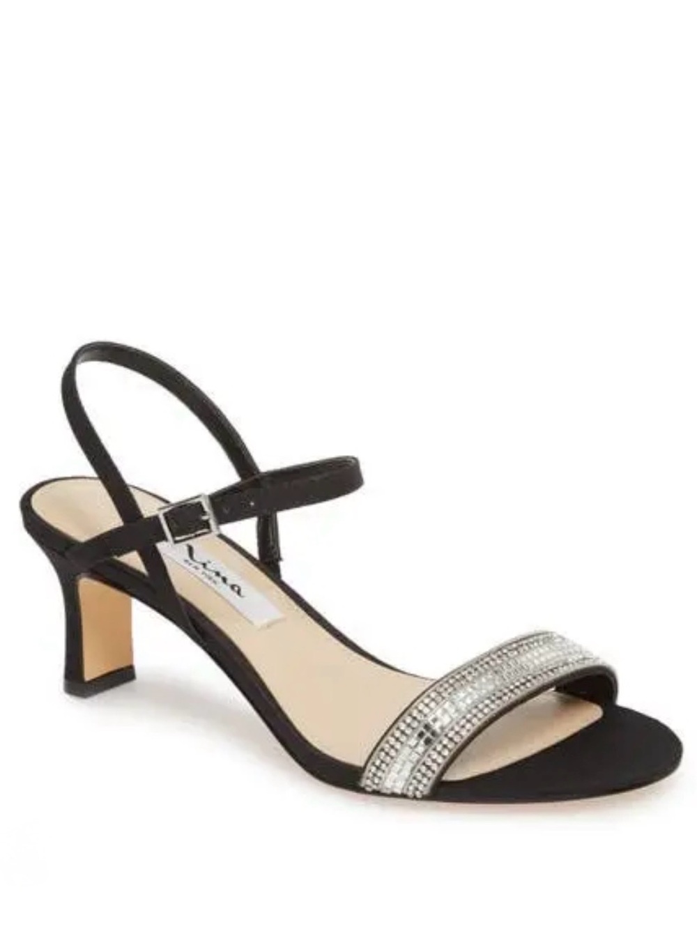 Nina | Noela Rhinestone Kitten Heel, 10